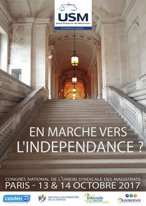 Congrès USM 2017 Paris – En marche vers l’indépendance ?