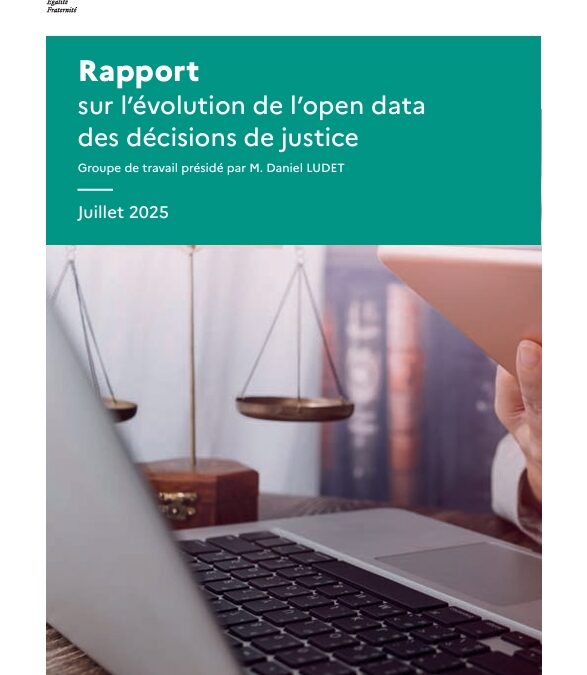 Rapport sur l’open data des décisions de justice