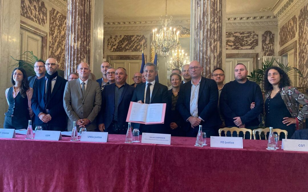 Signature de l’accord QVCT
