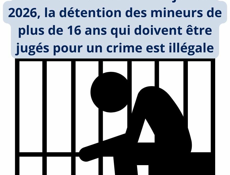 Détention provisoire des mineurs : l&rsquo;USM écrit au garde des Sceaux